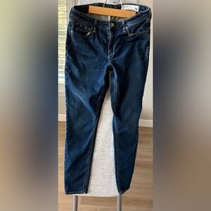 Rag & Bone Cate Mid Rise Skinny Jeans Size 29 Dark Wash Stretch EUC